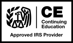 IRS continuing education provider logo